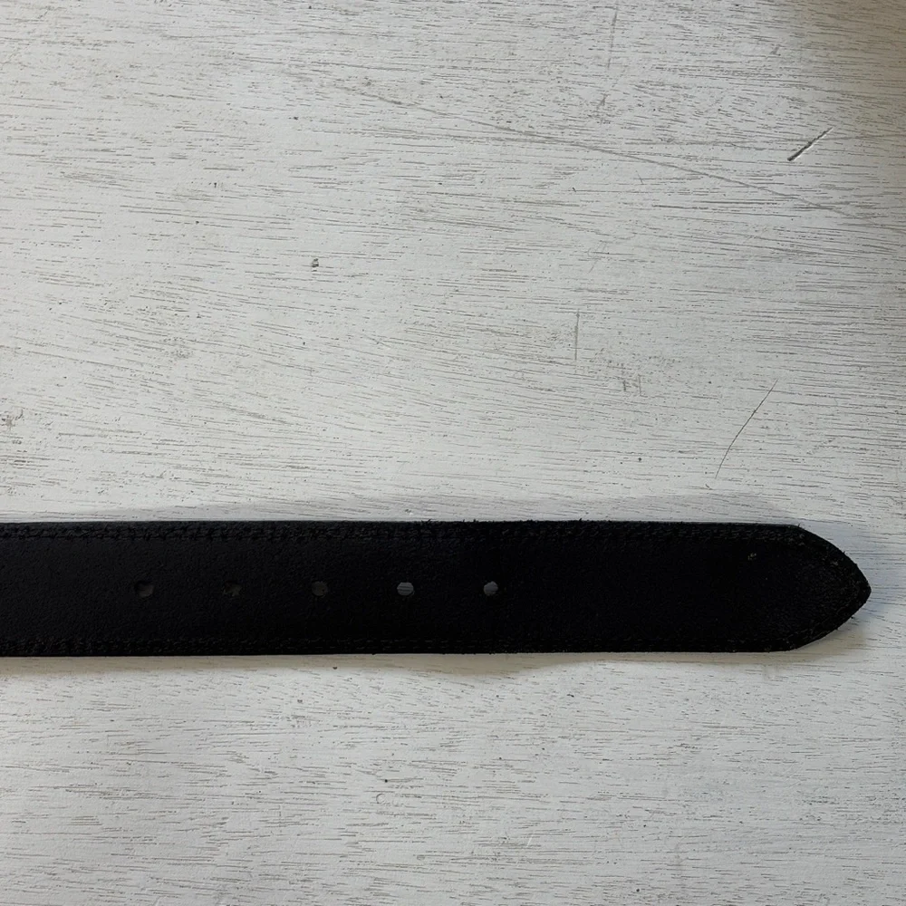 Allen Edmonds Wide Street Dress Belt - 1015600‎ - Black Leather - 44